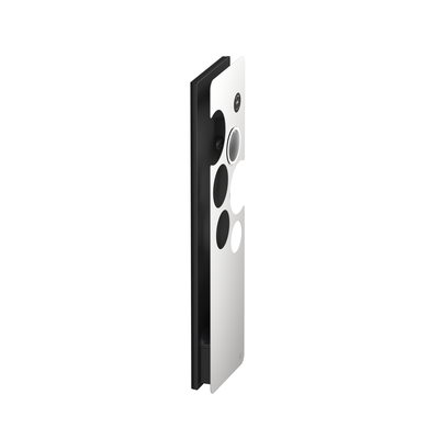 Radiateur s�che-serviettes connect� Ook 1500W blanc satin� fond anthracite