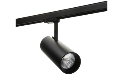 Tube Eco spot pour rail noir 2280lm 3000K Ra>90 coupure de phase descendante