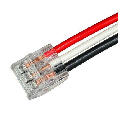 Borne � levier 3 entr�es EATON pour fils souples et rigides 0,2 � 4mm2 24A-450V