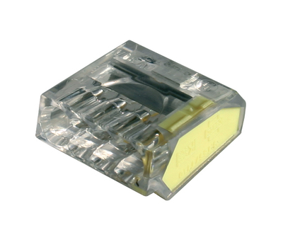 100 Bornes de connexion STAND 4 entr�es pour fils rigides 0,5 � 2,5mm2 24A-450V
