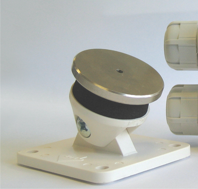 Contre Plaque Articulee avec bras orientable pour ventouses Bo�tier metallique