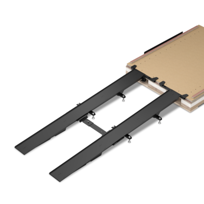 Rampe metallique pour NSX advanced, pour faciliter le d�conditionnement