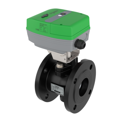 EasyLogic Vanne � boisseau sph�rique DN125 50Nm avec moteur 0-10Vdc et 3 points