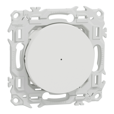 Wiser Odace variateur poussoir blanc