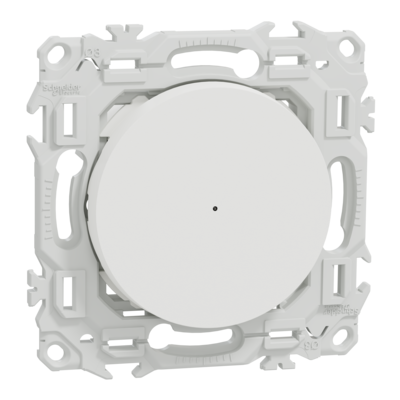 Wiser Odace inter poussoir 10A blanc