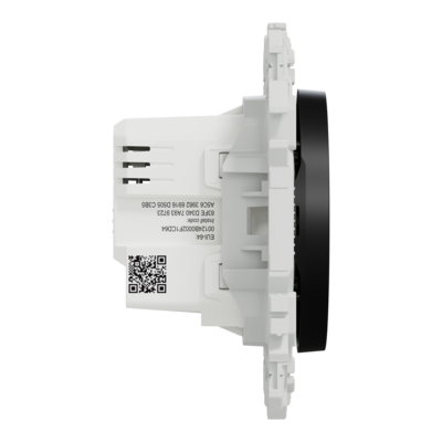 Wiser Odace variateur poussoir noir