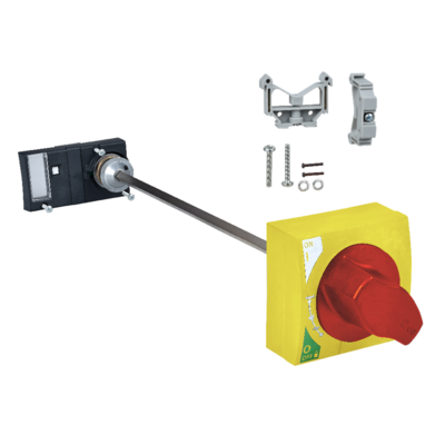 Multi9 - commande rotative frontale - pour NG 125 3P ou 4P - poign�e rouge