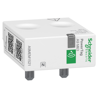 PowerTag - Capteur de mesure radiofr�quence - iC60 iID DT60 - 1P+N 63A - amont