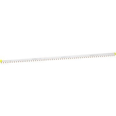 Acti 9 - Peigne de raccordement - 3P+N - 14 voies 3P+N - Ie 100A 40�C - Ue 415 V CA - 57 modules de 18 mm - d�coupable - Livr� avec emboutqt� 10 - Pas de raccordement : 18mm - blanc RAL 9003
