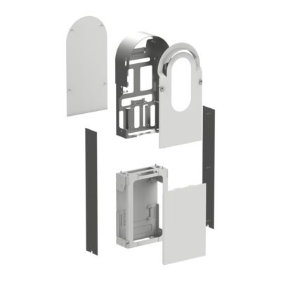 EVlink Pro AC - Kit metallique pour