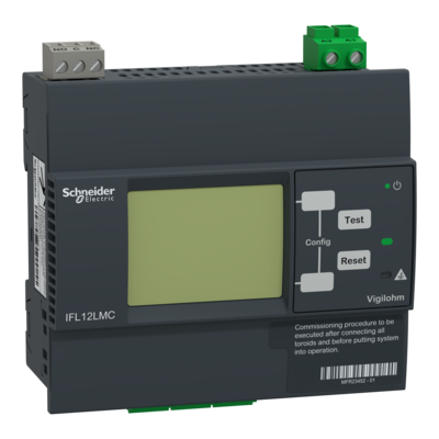Vigilohm - localisateur automatique de d�faut d\'isolement avanc� - 12 voies - Modbus - alimentation 24-48VCA/CC