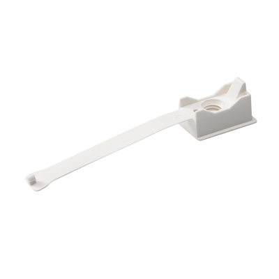 Mureva Fix - Instaclip pour conduits � 25mm - blanc (RAL 9003) - Utilisation int�rieure - PA (polyamide) 6/6 - Fixation par cheville Murafix ou avec vis - 100 pi�ces