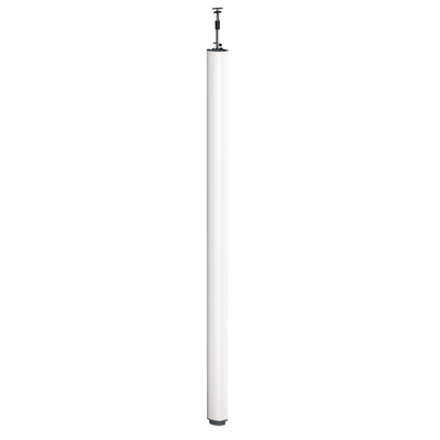 OptiLine 45, colonne fixe � v�rin aluminium laqu� blanc P 2 faces de 3,1 � 3,5 m