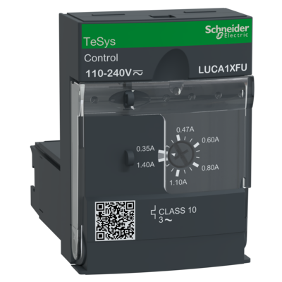 TeSys LUCA - unit� de contr�le standard - classe 10 - 0,35..1,4A -110..220Vcc/ca