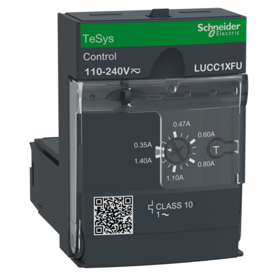 TeSys LUCC - unit� de contr�le �volutif - classe 10 - 0,35..1,4A -110..220Vcc/ca