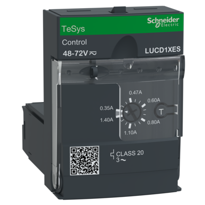 TeSys LUCD - unit� de contr�le �volutif - classe 20 - 0,35..1,4A - 48..72Vcc/ca
