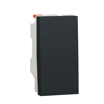 Unica - va-et-vient - 10A - 250vca - connexion rapide - 1 module - Anthracite - m�canisme seul