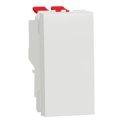 Unica - permutateur - 10A - 250Vca - 1 module - Blanc - m�canisme seul