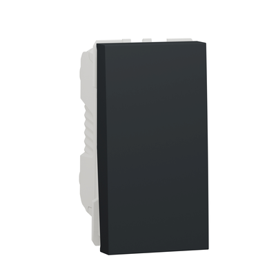 Unica - va-et-vient - 16A - 250Vca - bornier � vis - 1 module - Anthracite - m�canisme seul