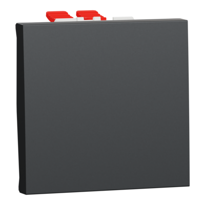 Unica - permutateur - 10A - 250Vca - 2 modules - Anthracite - m�canisme seul