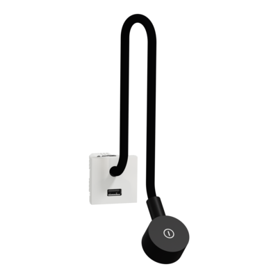 Unica - liseuse - avec chargeur USB A -