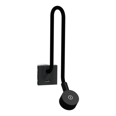 Unica - liseuse - avec chargeur USB A -