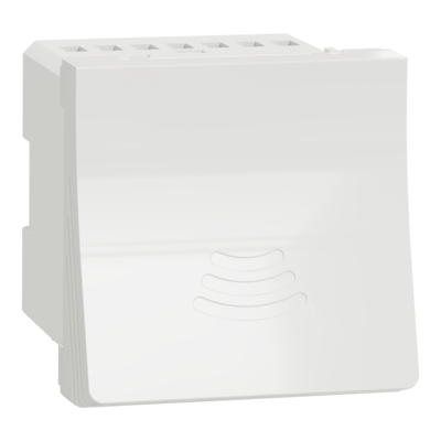 Unica - sonnette �lectronique - 70dB/1m - 5 m�lodies - 2 modules - Blanc - m�canisme seul