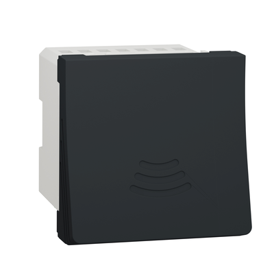 Unica - sonnette �lectronique - 70dB/1m - 5 m�lodies - 2 modules - Anthracite - m�canisme seul