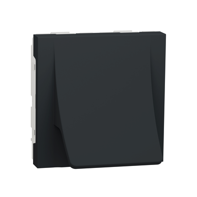 Unica - sortie de c�ble - pour c�ble � 6 � 12 mm - 2 modules - Anthracite - m�canisme seul