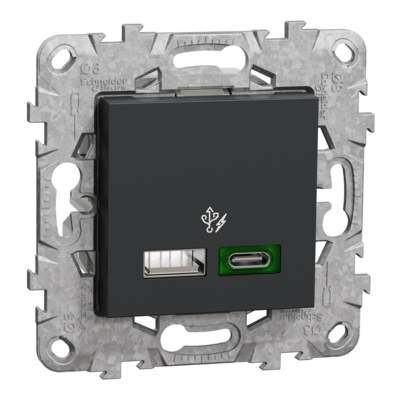 Unica - prise chargeur USB - C 45W + A