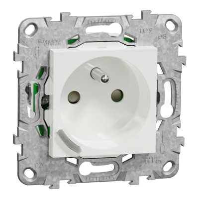 Wiser Unica - Prise 2P+T connect�e -