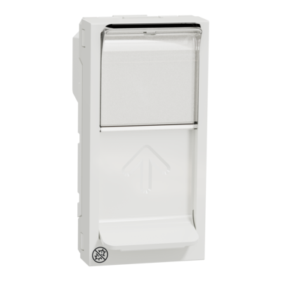 Unica - prise pour 1 RJ45