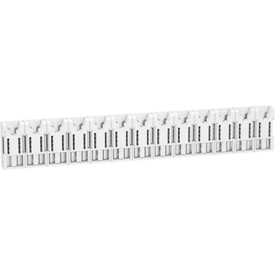 Resi9 XE - r�partiteur sans connecteur - 1P+N - 13 modules de 18 mm - Ie 63A 40�C - Ue 230 V CA Ph/N - CE - Pas de raccordement : 9mm - blanc RAL 9003