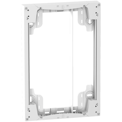 Resi9 - rehausseur - 2 rang�es - 13 modules de 18 mm - jeu de 8x vis fourni - IP30 conform�ment � EN/IEC 60529 - IK08 conform�ment � IEC 62262 - 750�C conform�ment � EN/IEC 60695-2-11 - profondeur 35mm - blanc ( RAL 9003 )