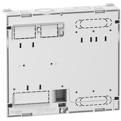 Resi9 - bloc de commande - 90A - Largeur 13 modules - classe II - ERDF CPT M&S SPE 13006A - Tenue au feu : 750�C - IP40 - IK08 - L 250mm - H 225mm - P 45mm blanc ( RAL 9003 )