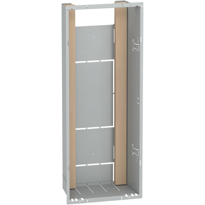 Resi9 - bac d\'encastrement t�le - H 730mm incorpor� - L 280mm incorpor� - P 160mm incorpor� - blanc ( RAL 9003 ) - IK09 conforme � EN 50102