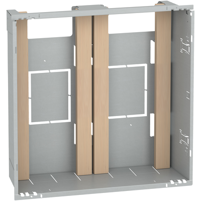 Resi9 - bac d\'encastrement t�le - H 520mm incorpor� - L 530mm incorpor� - P 160mm incorpor� - blanc ( RAL 9003 ) - IK09 conforme � EN 50102
