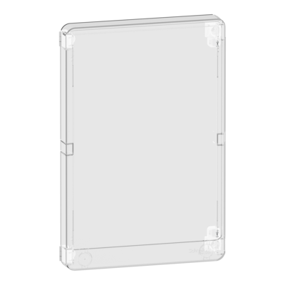 Resi9 - porte transparente - 2 rang�es de 26 pas de 9 mm - L 247.5 - H 370.5 - P 27mm - Tenue au feu : 750�C