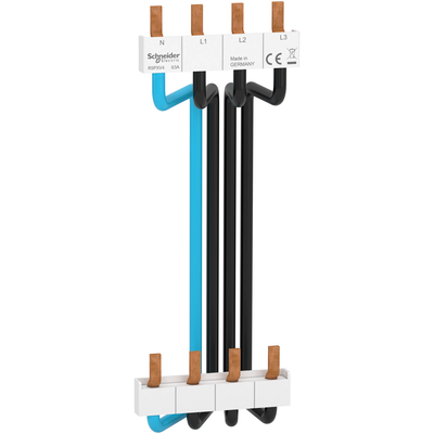 Resi9 XP - peigne vertical 3P+N - entraxe 150mm - c�bles pr�form�s