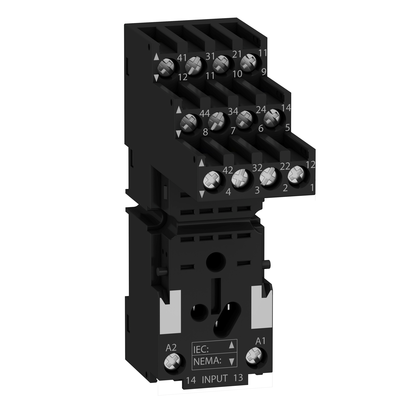 Harmony Relay RXM - embase contacts s�par�s - RXM4 - racc connecteurs � vis