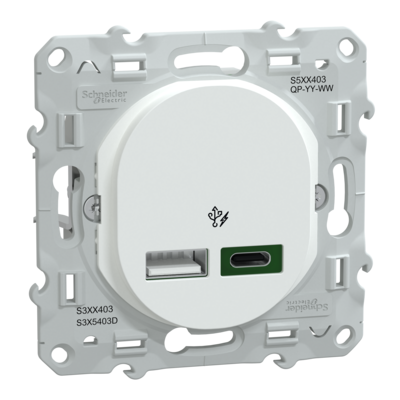 Ovalis - Chargeur USB type A 7,5W +C
