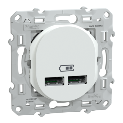 Ovalis - double chargeur USB A+A 10,5W