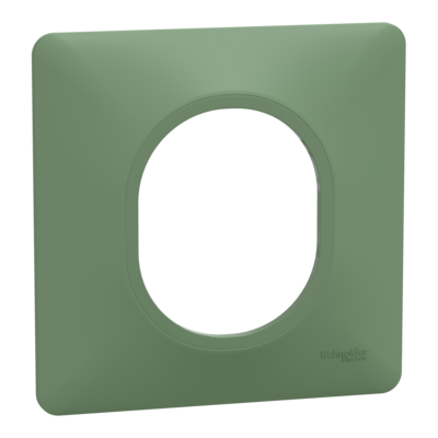 Ovalis - Plaque de finition - 1 poste