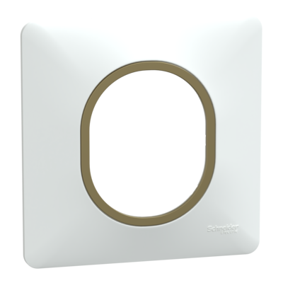 Ovalis - Plaque de finition - 1 poste
