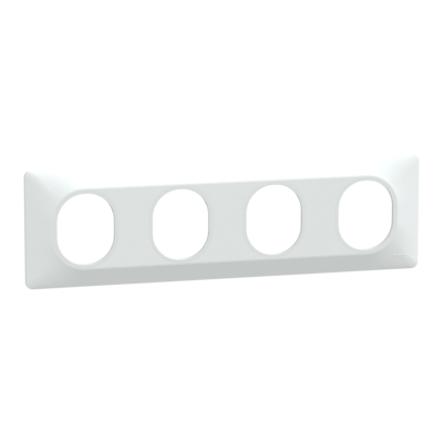 Ovalis - Plaque de finition - 4 postes