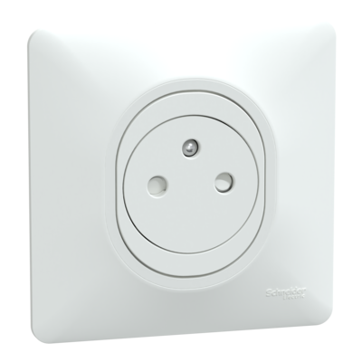 Ovalis - prise 2P+T affleurante - 16A -