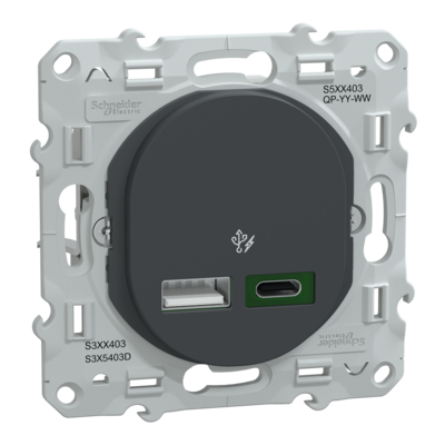Ovalis - Chargeur USB type A 7,5W +C