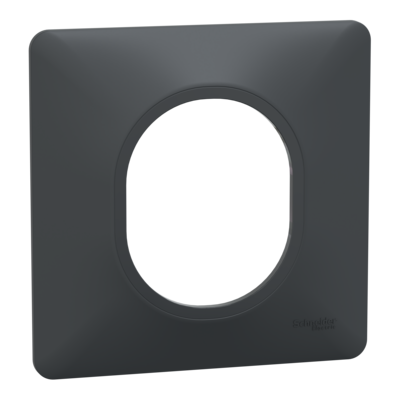 Ovalis - Plaque de finition - 1 poste