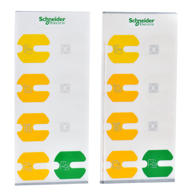 Odace, lot de 10 feuilles de 8 autocollants de rep�rage pour prises de courant