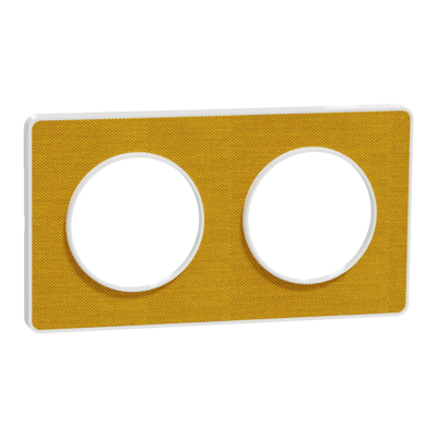 Odace Touch - PLQ Kvadrat Ocre/ blanc -